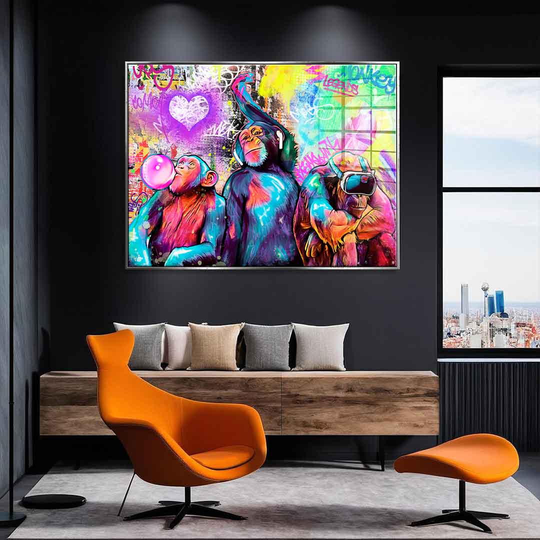 Tree Monkey - Acrylglas