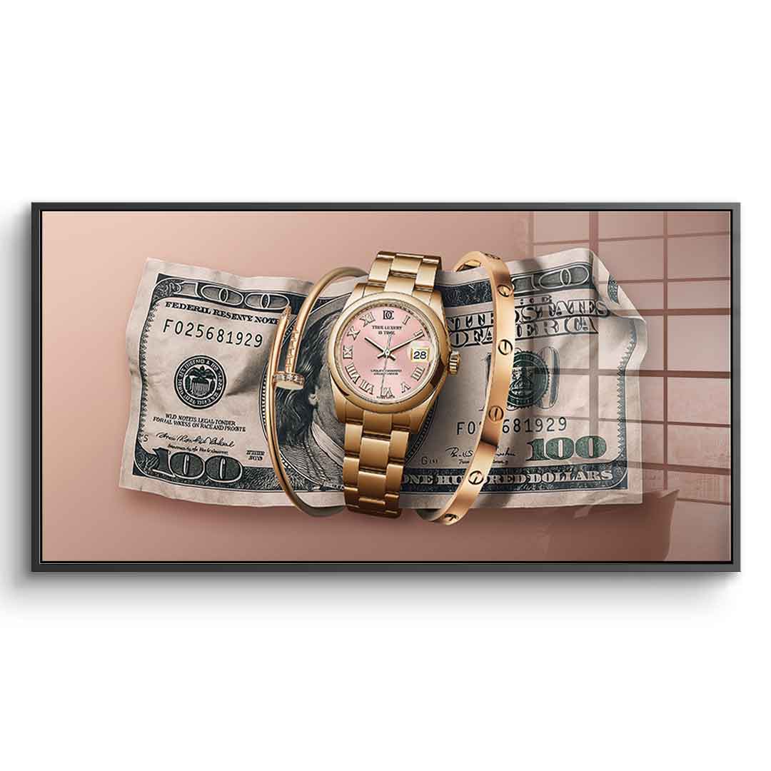 True Luxury is Time - Acrylglas