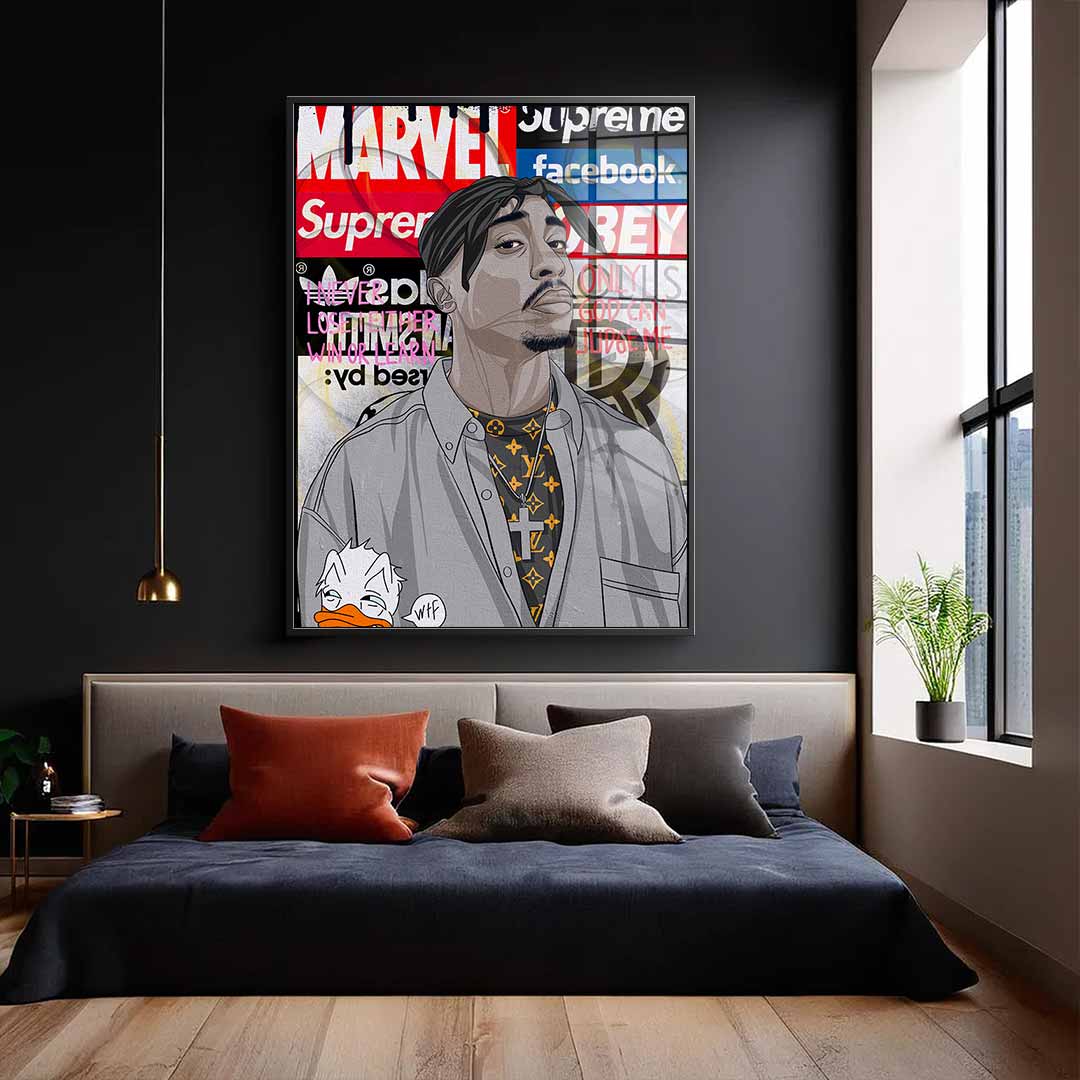 Tupac - Acrylglas