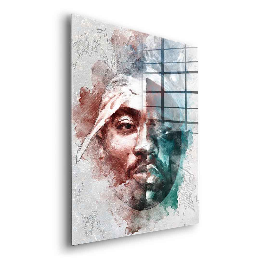Tupac BIG Portrait - Acrylic Glass
