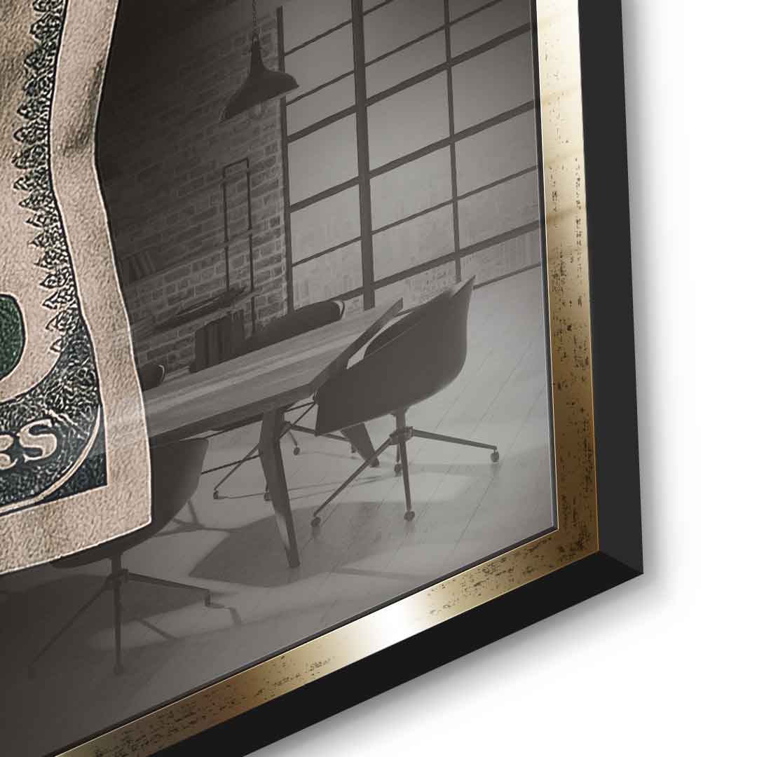 Wealth is Timing - Acrylglas