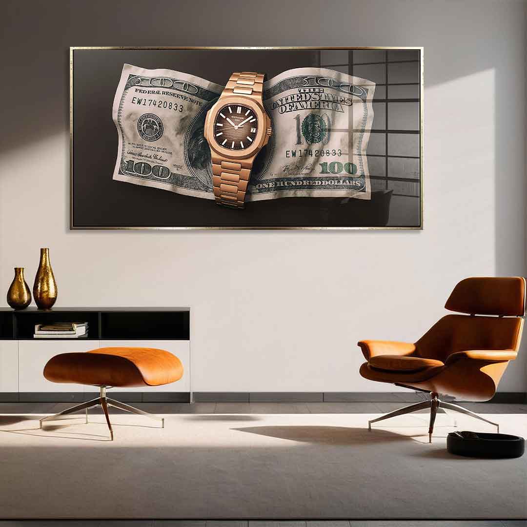 Wealth is Timing - Acrylglas