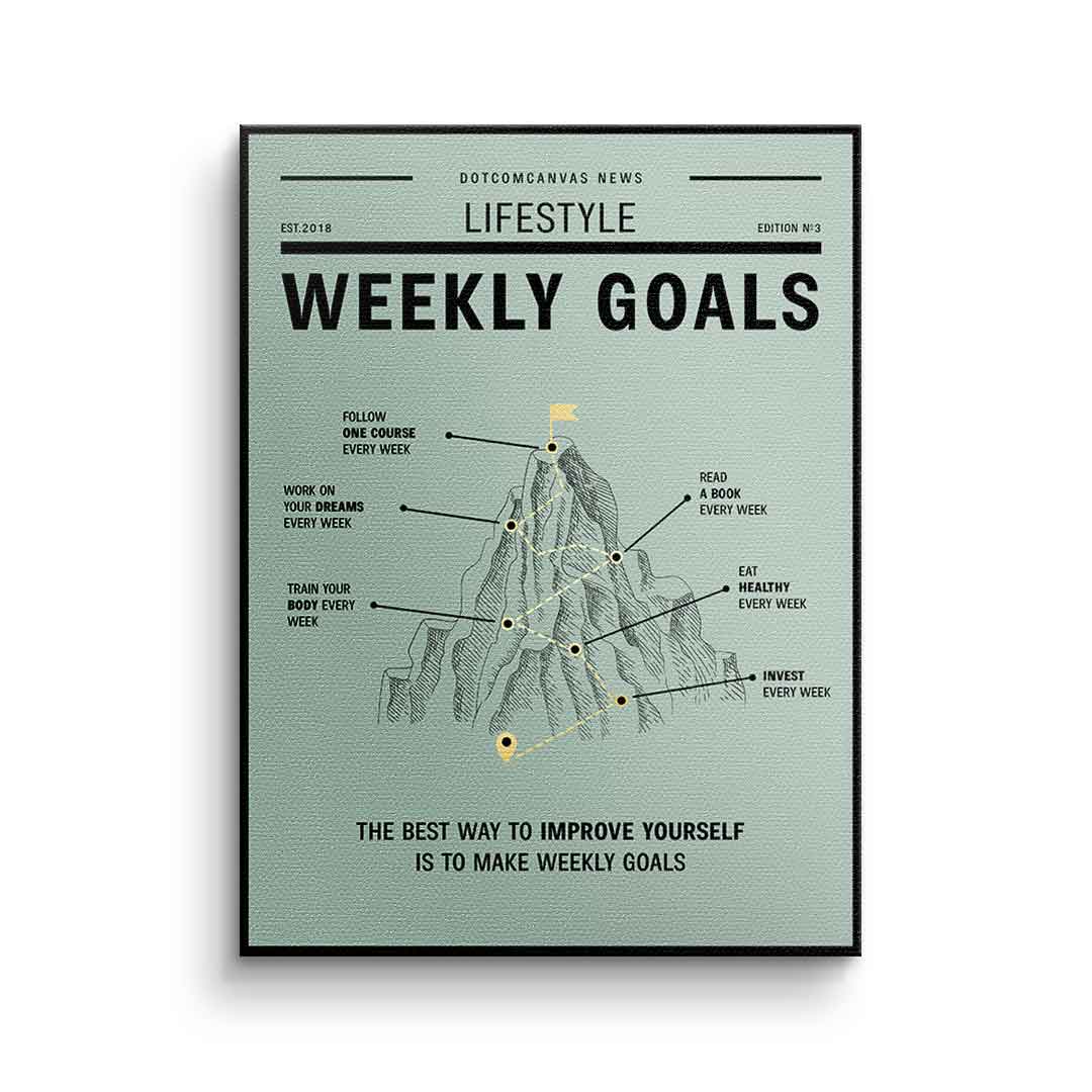 Weekly goals