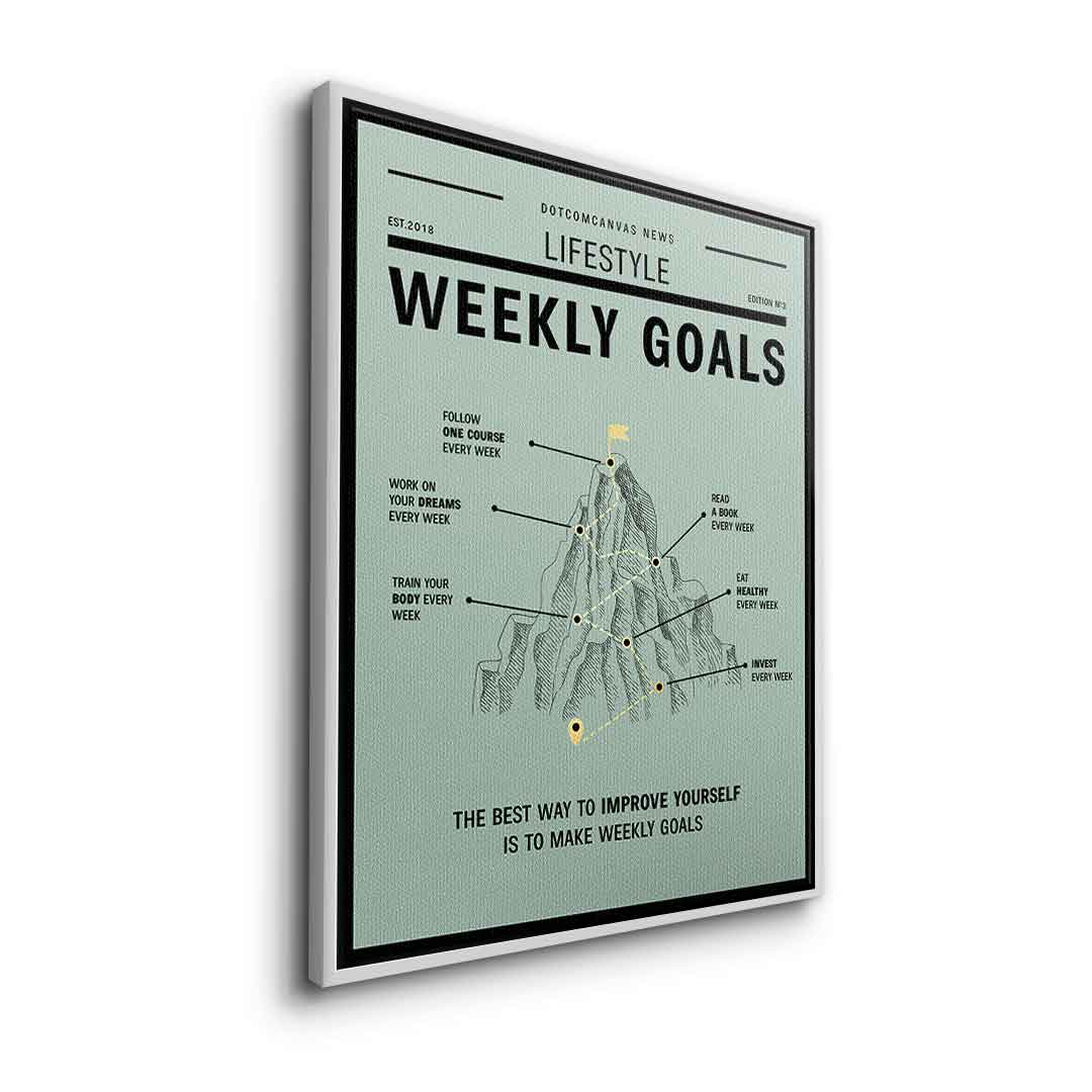 Weekly goals