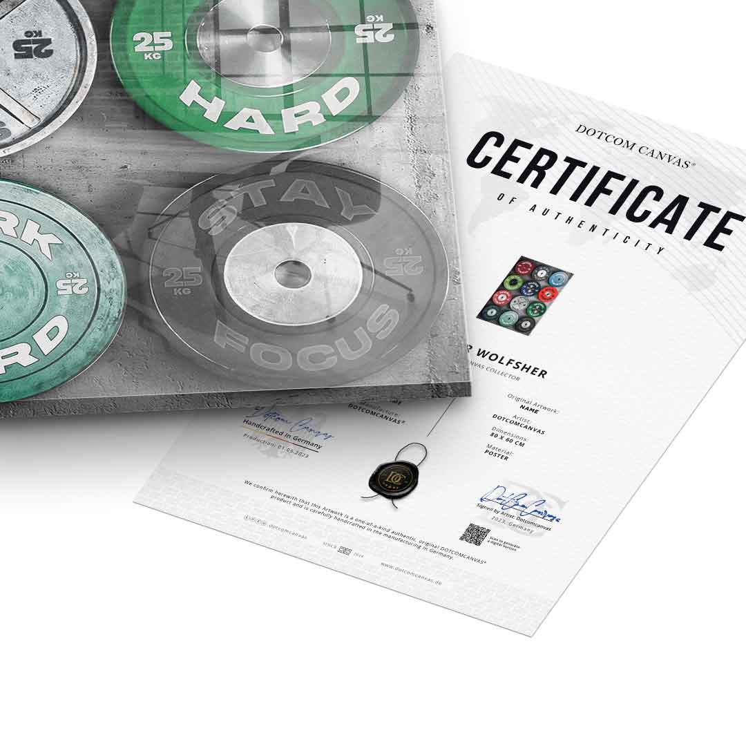 Weight for Motivation - Acrylic glass