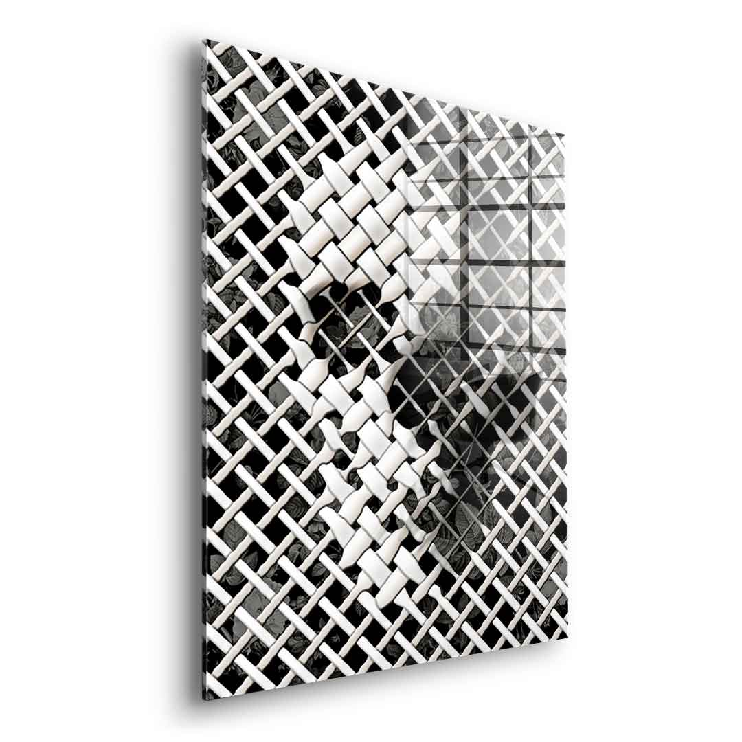 Wicker Skull - Acrylic glass