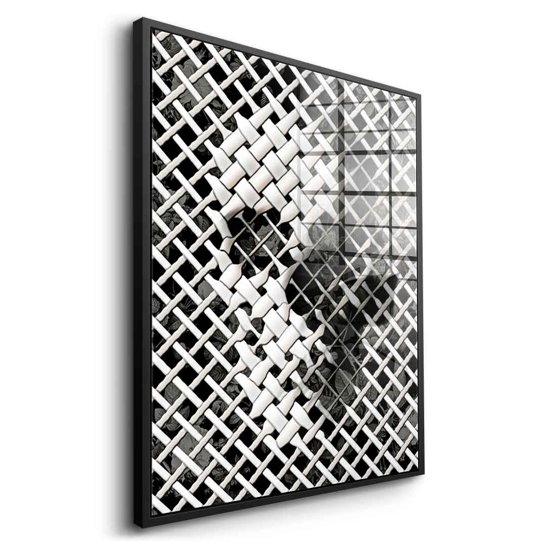 Wicker Skull - Acrylic glass
