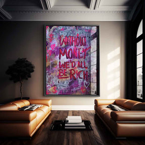 Without Money - acrylic