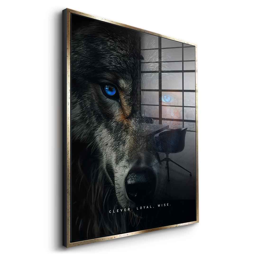 Wolf Fusion - acrylic glass