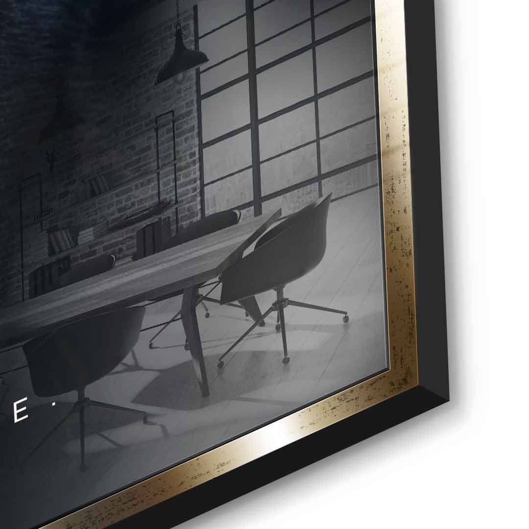 Wolf Fusion - Quadrat Edition - Acrylglas