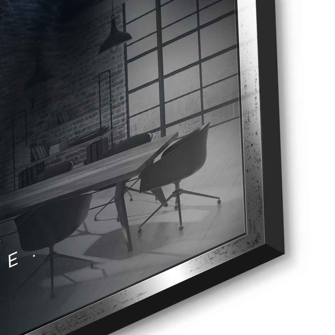 Wolf Fusion - Quadrat Edition - Acrylglas