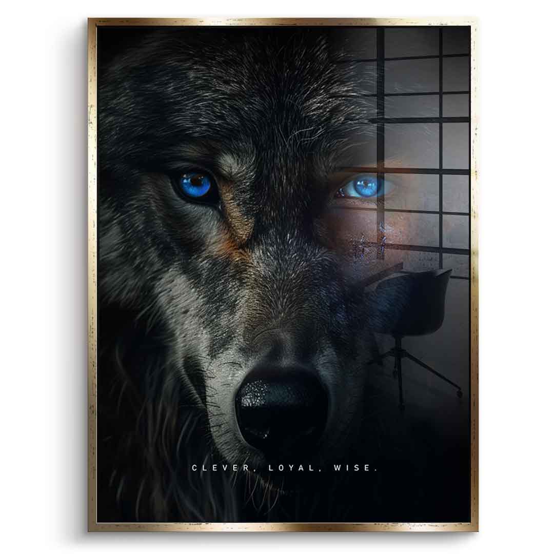 Wolf Fusion - acrylic glass