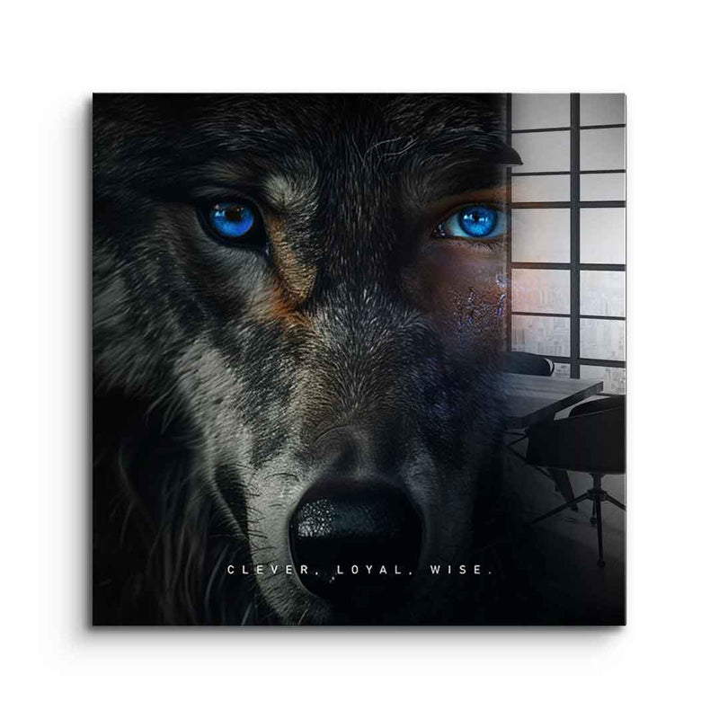 Wolf Fusion - Square Edition - acrylic glass