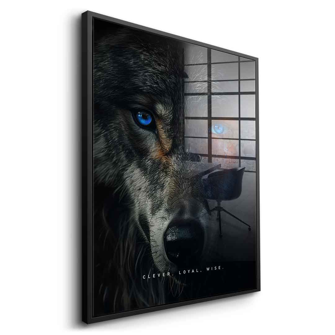 Wolf Fusion - acrylic glass