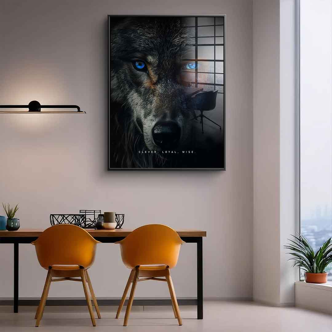 Wolf Fusion - acrylic glass