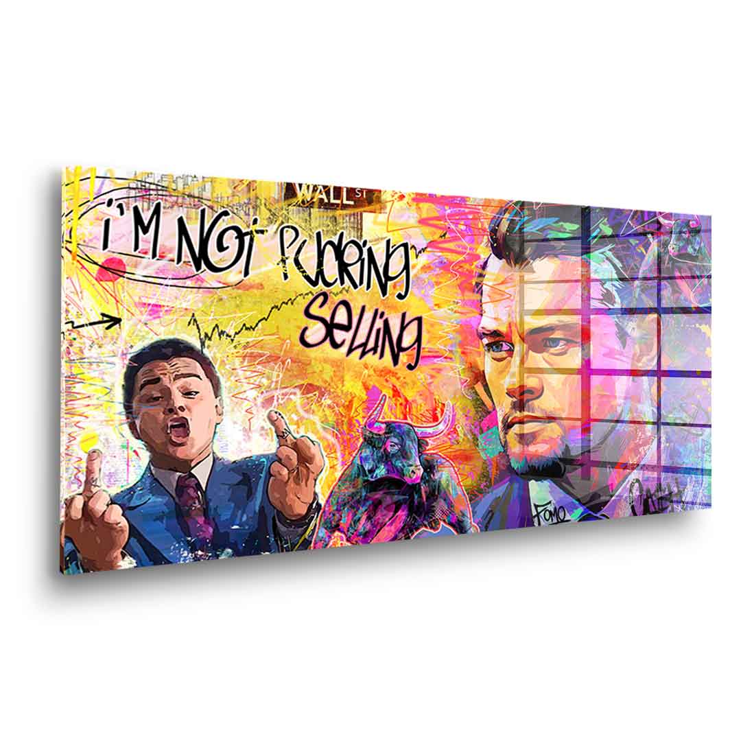 Wolf of Wallstreet - Acrylglas