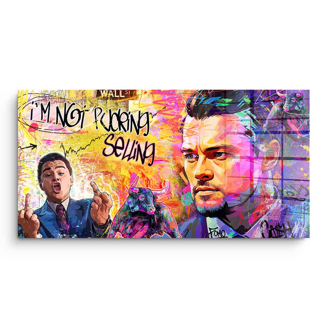 Wolf of Wallstreet - Acrylglas