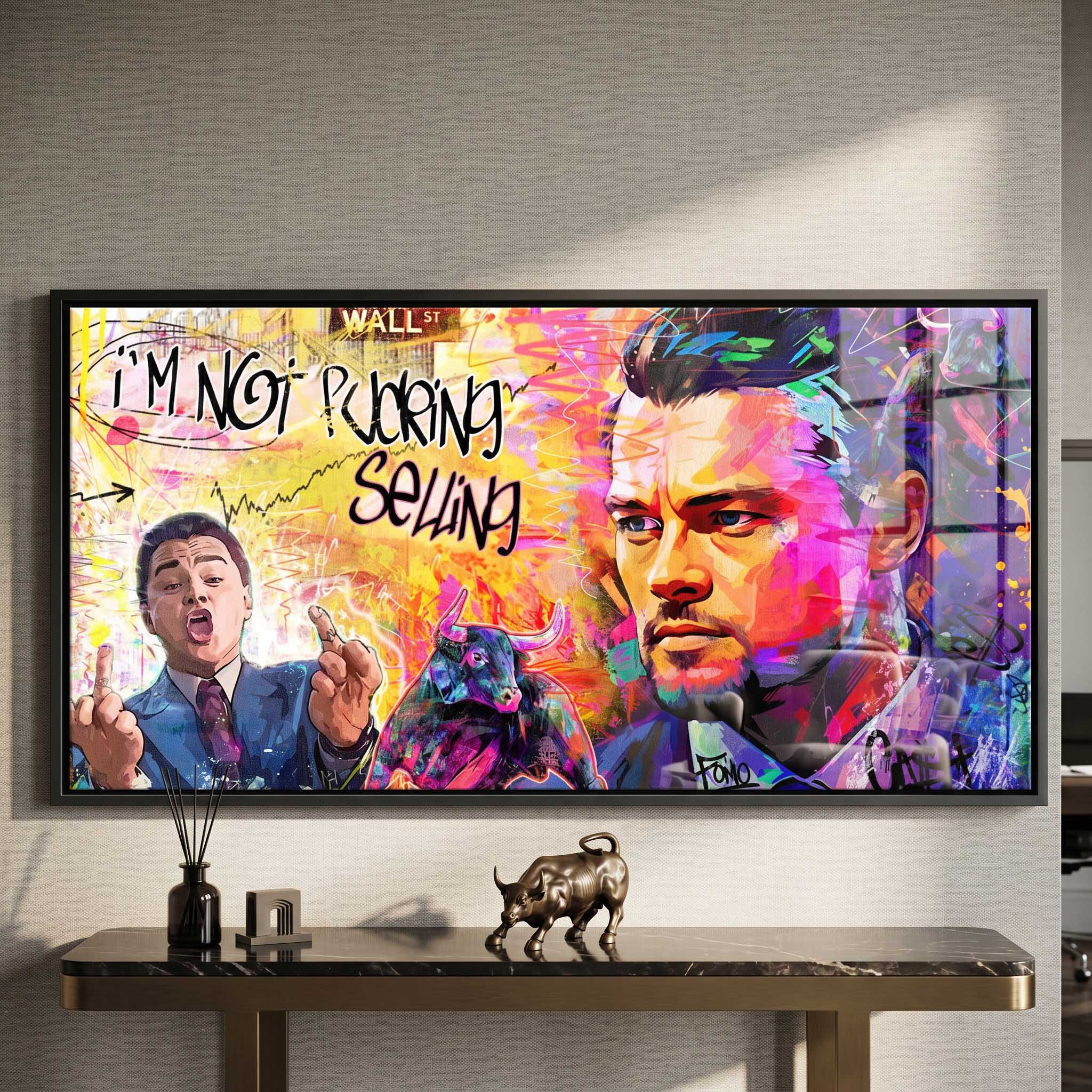 Wolf of Wallstreet - Acrylglas