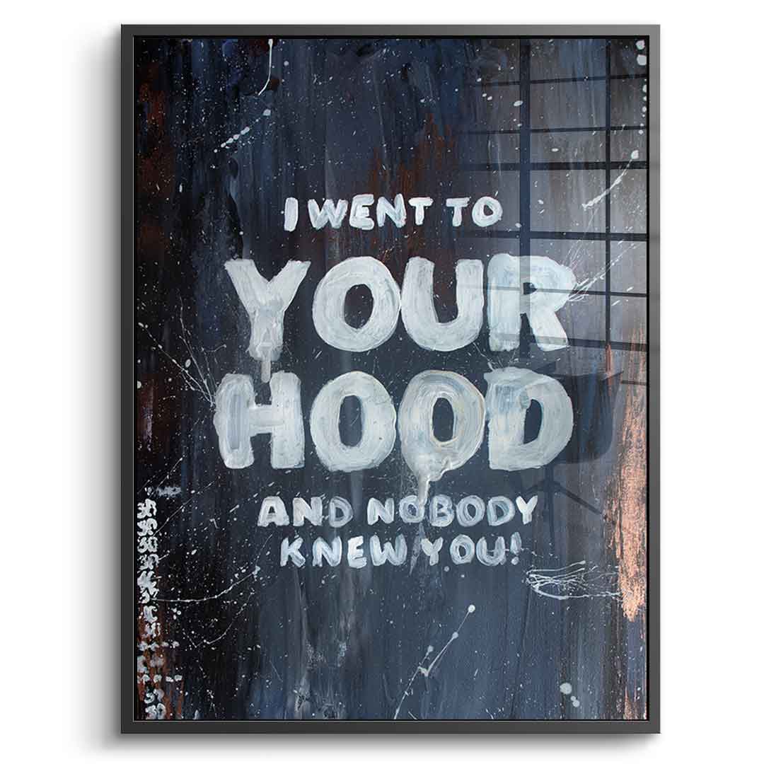 Your Hood - Acrylic glass