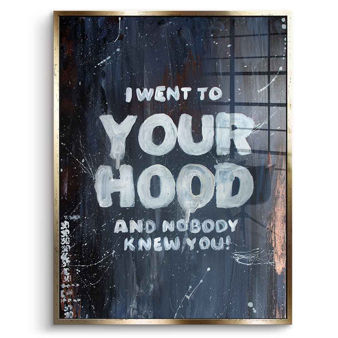 Your Hood - Acrylglas