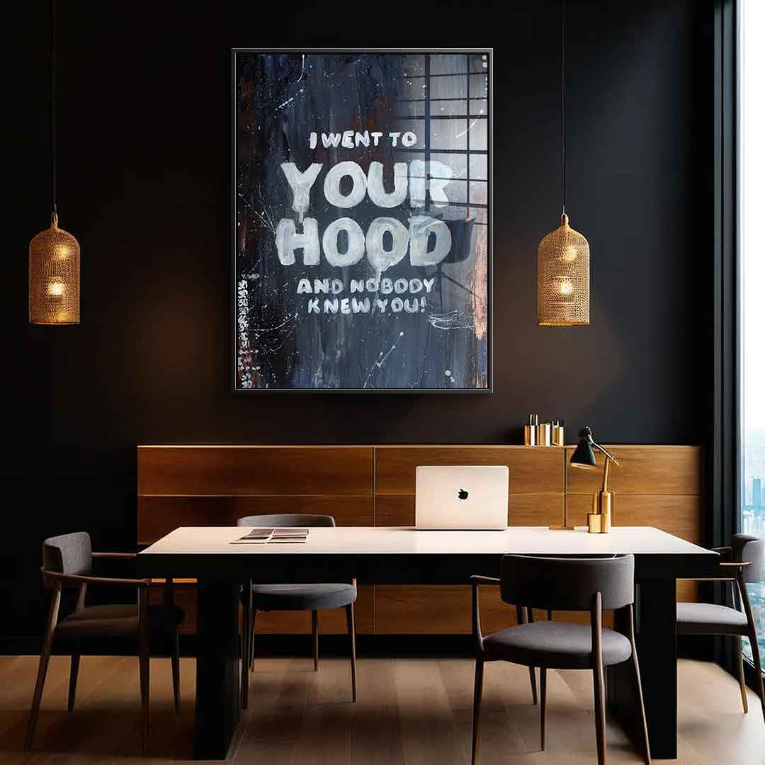 Your Hood - acrylic glass