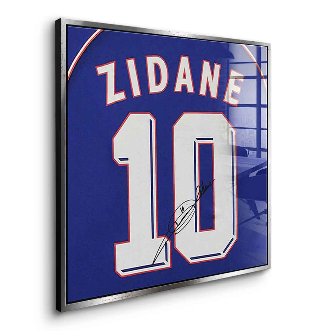 Zidane - Quadrat Edition - Acrylglas