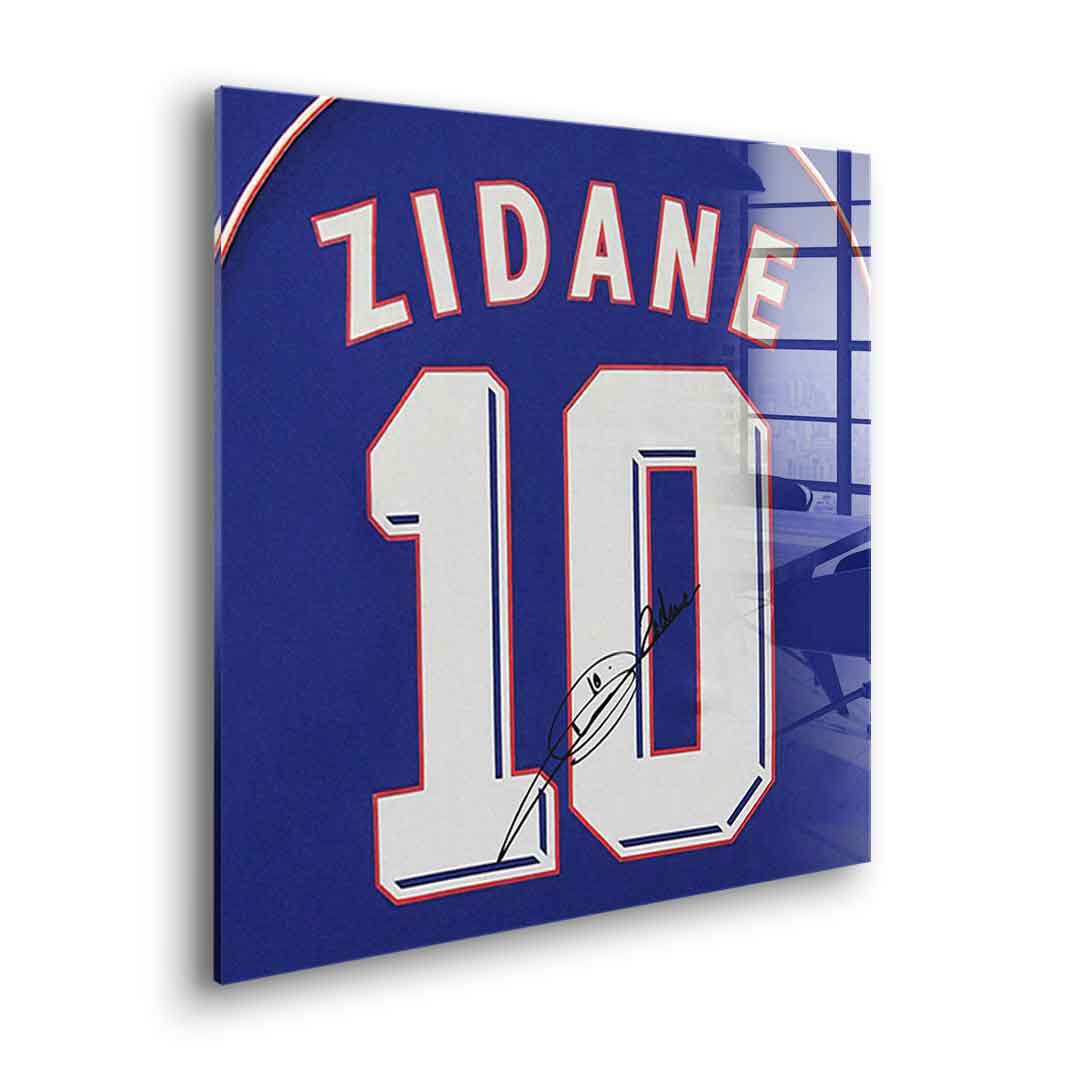 Zidane - Quadrat Edition - Acrylglas