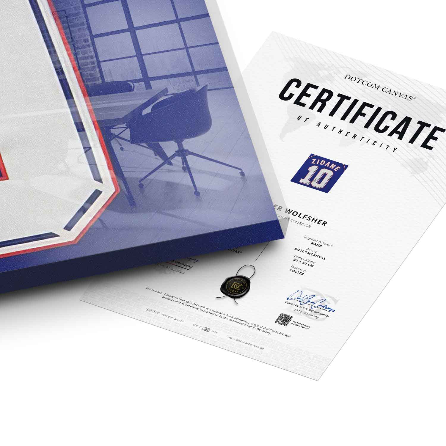 Zidane - Square Edition - acrylic glass