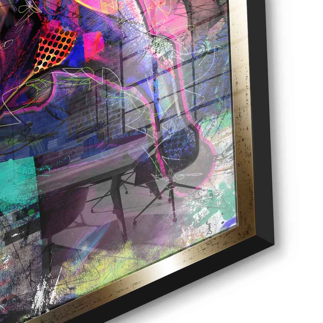 Bull - Acrylic glass