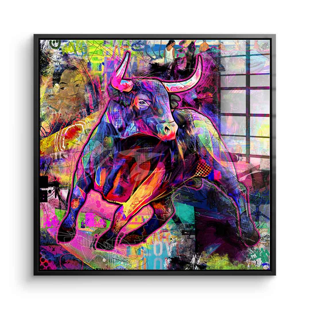 Bull - Acrylic glass