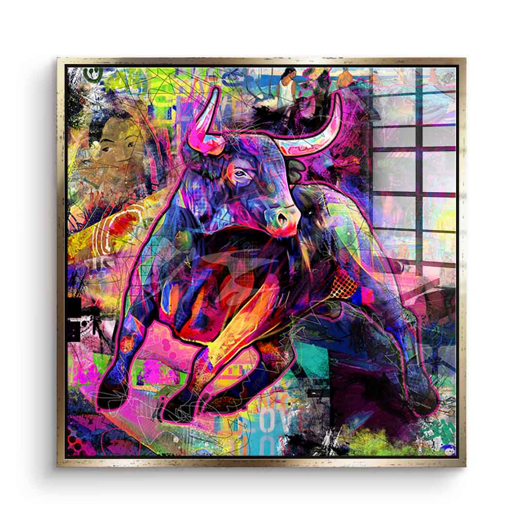 Bull - Acrylic glass