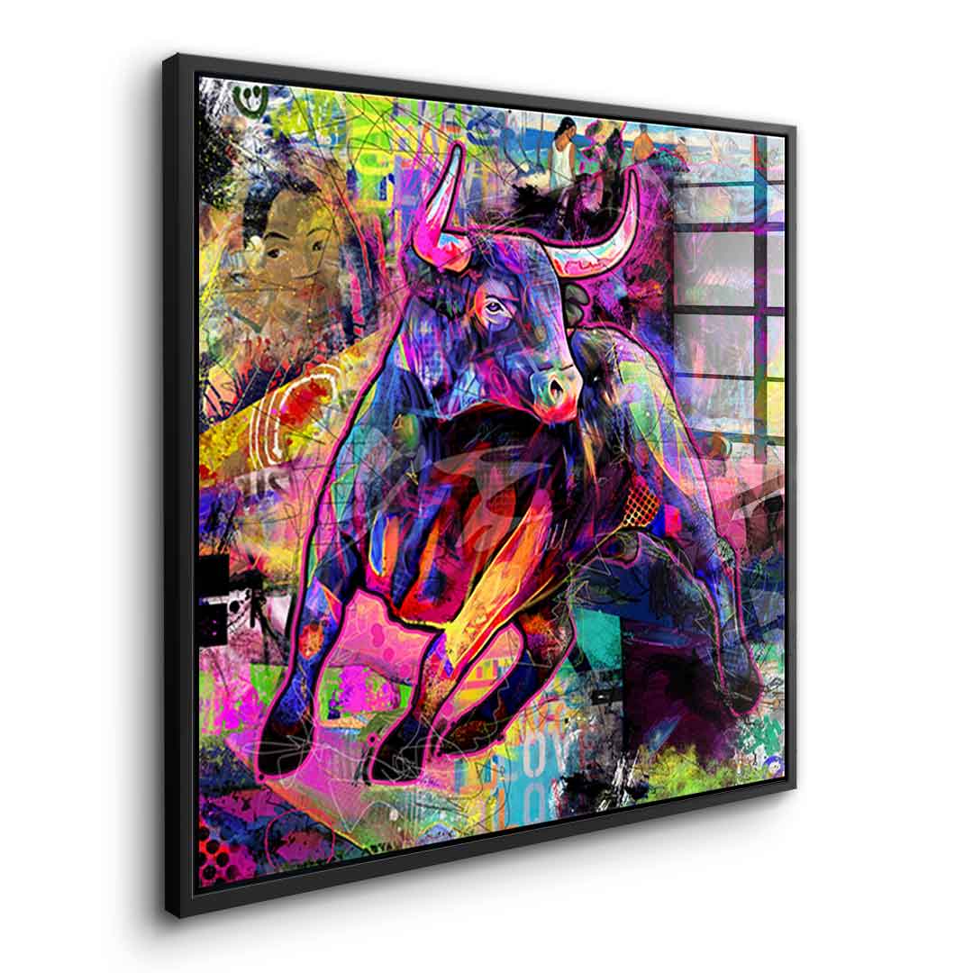Bull - Acrylic glass
