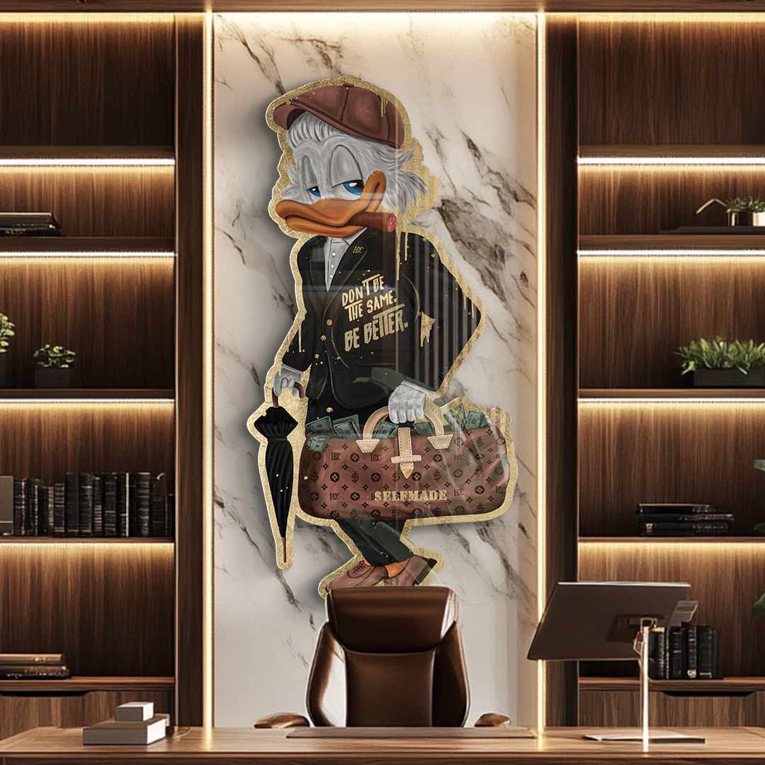 Wall sculpture $elfmade - Acrylic glass