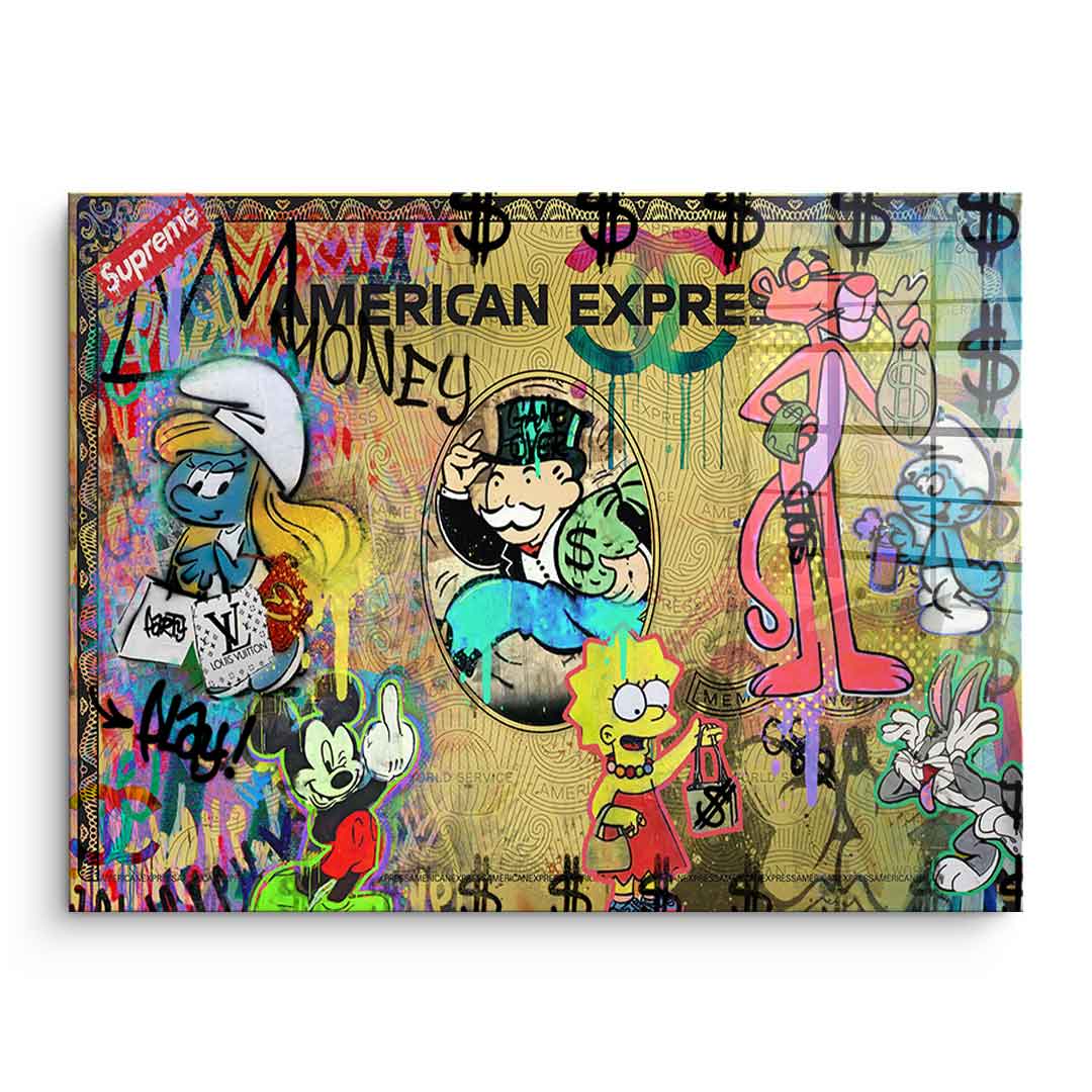 American Money - Acrylic glass