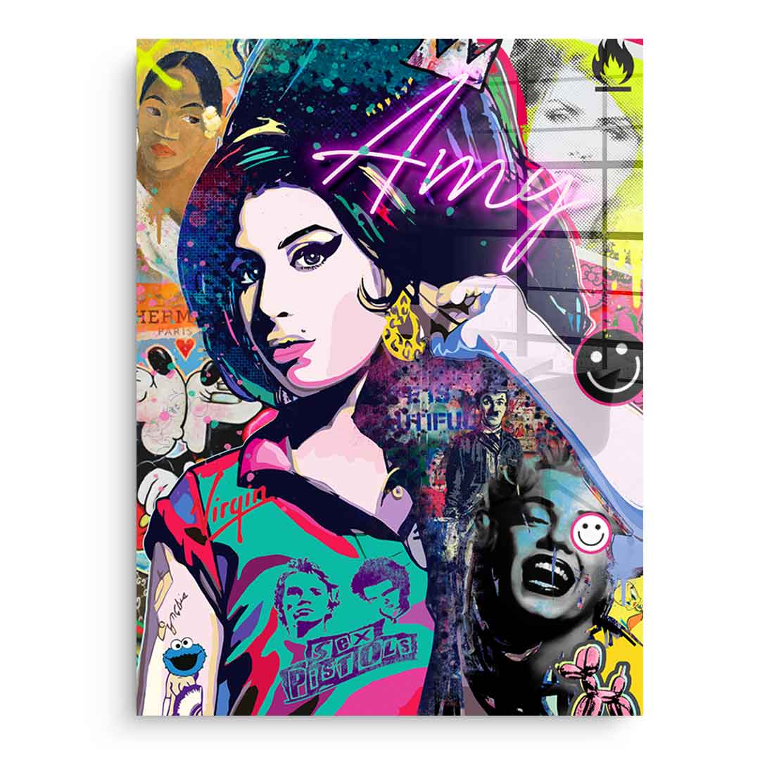 Amy Winehouse - Acrylic glass