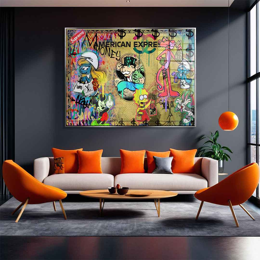 American Money - Acrylic glass