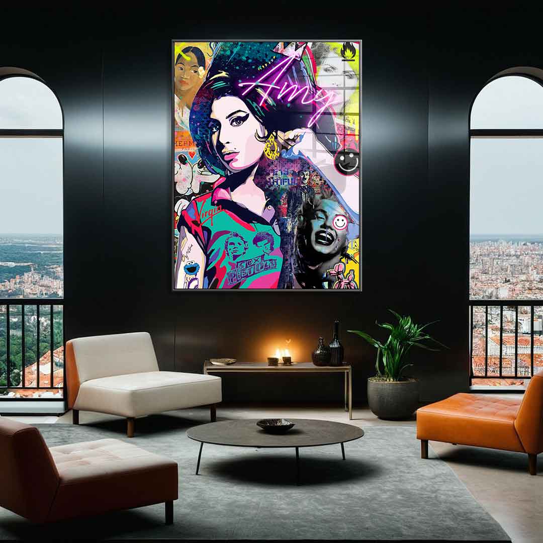 Amy Winehouse - Acrylglas
