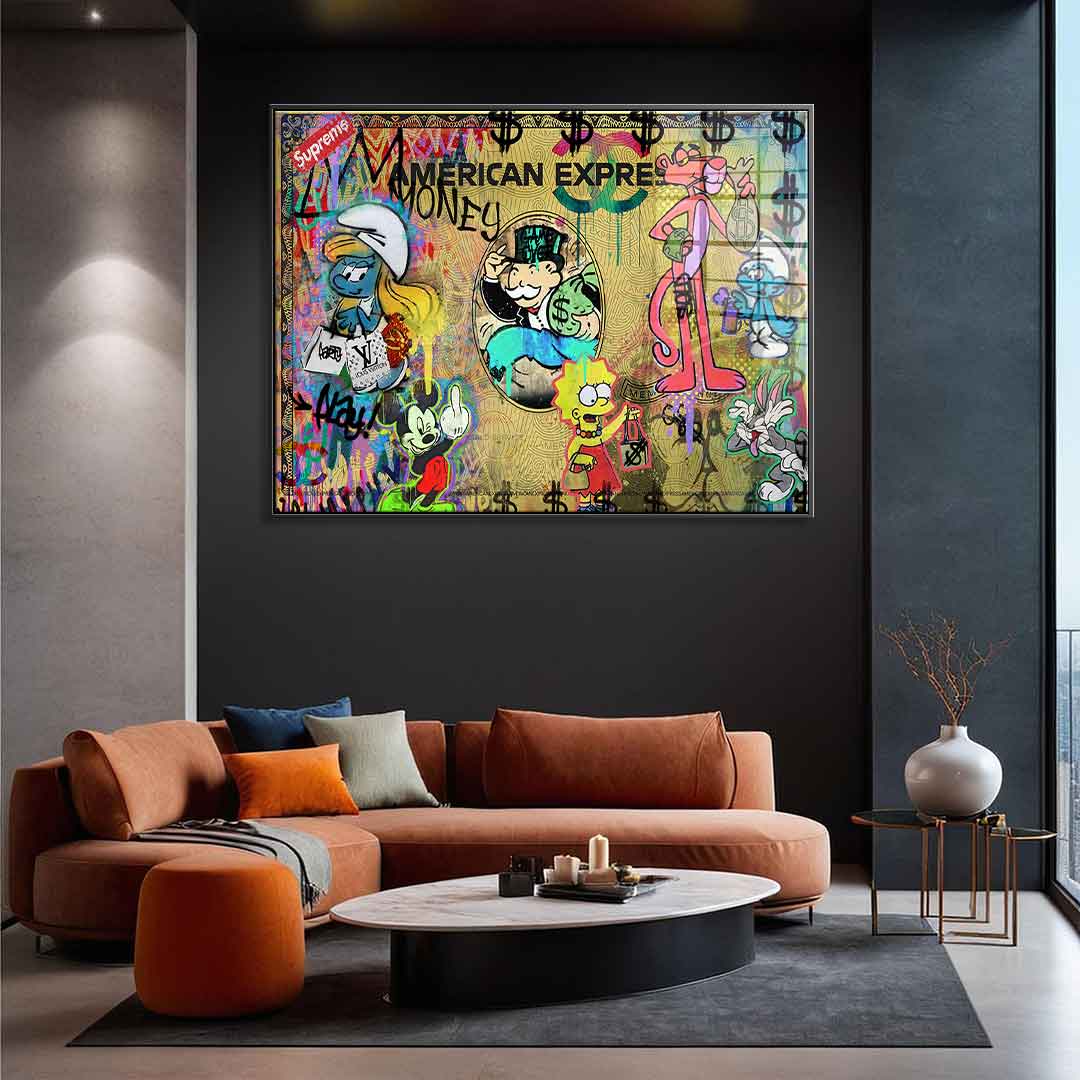 American Money - Acrylglas