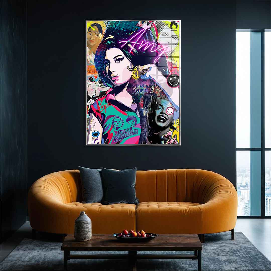 Amy Winehouse - Acrylglas