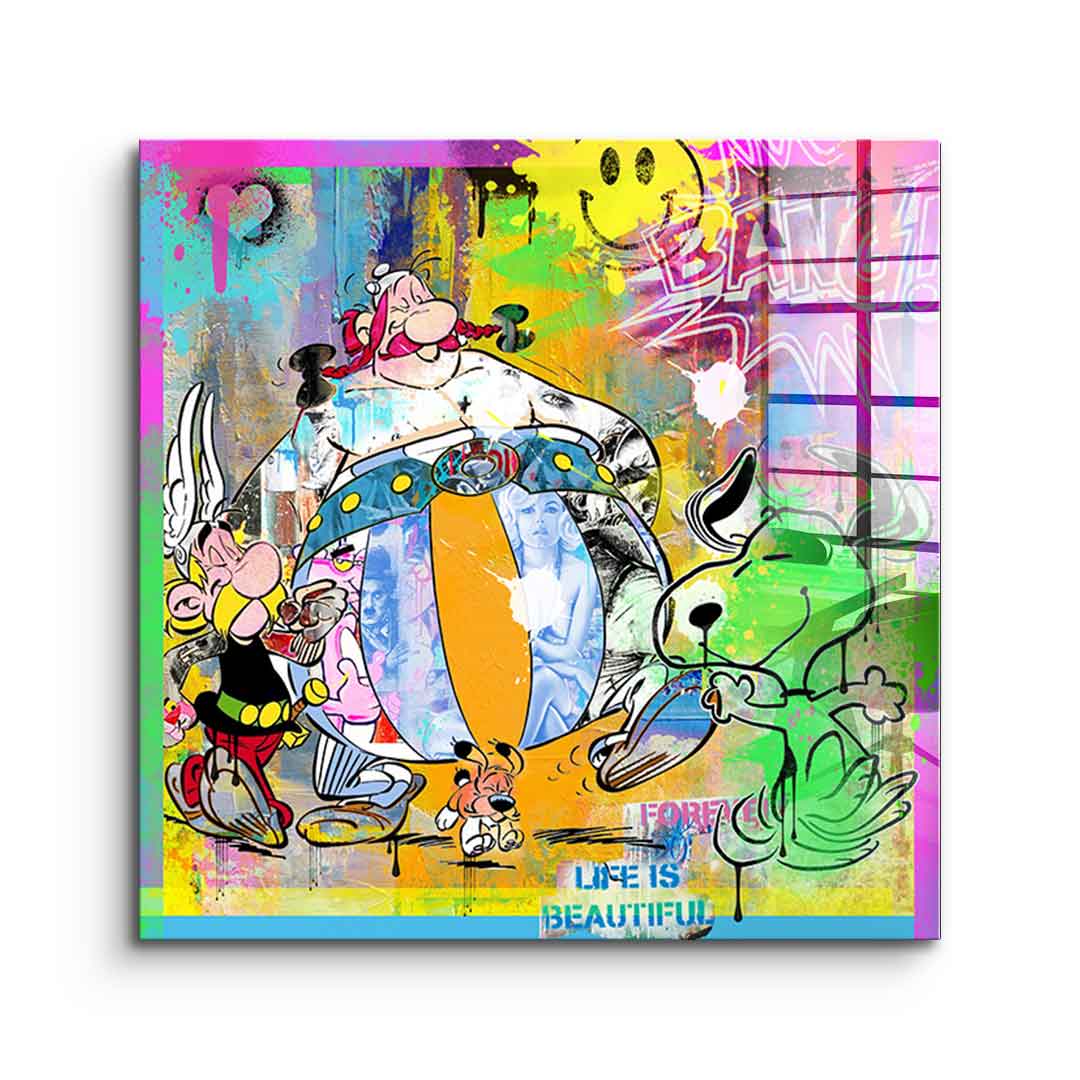 Asterix & Obelix - Acrylic glass – Detail