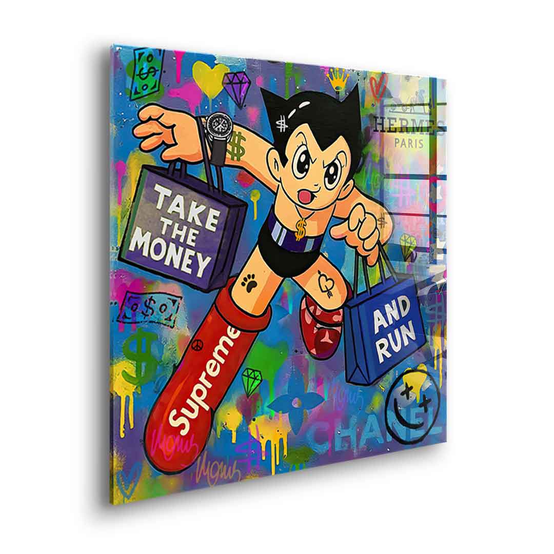 Astroboy Run - Acrylglas