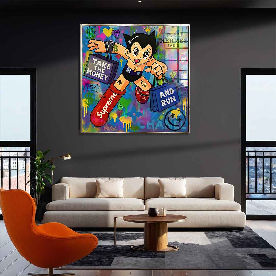 Astroboy Run - Acrylglas