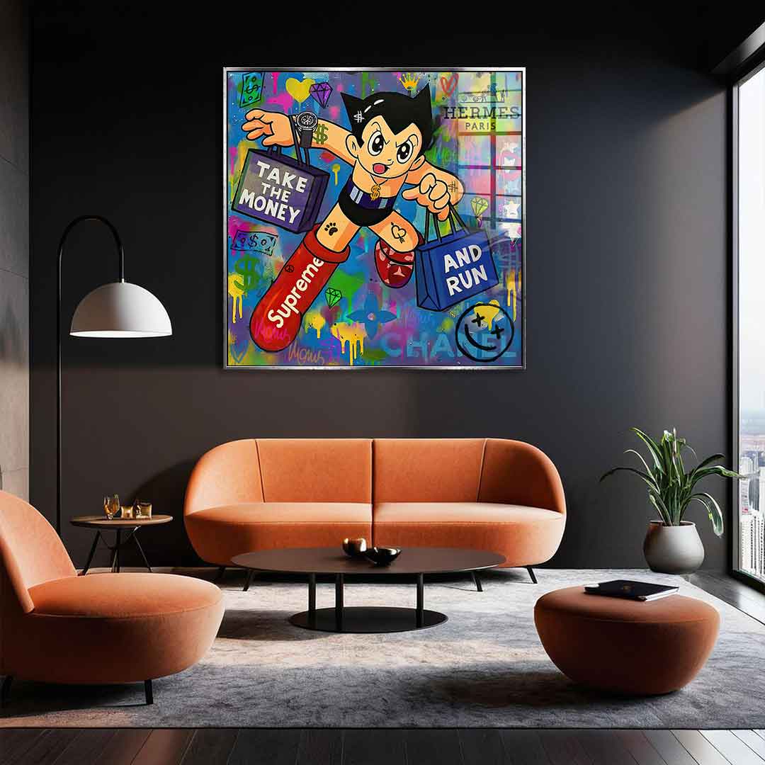 Astroboy Run - Acrylglas