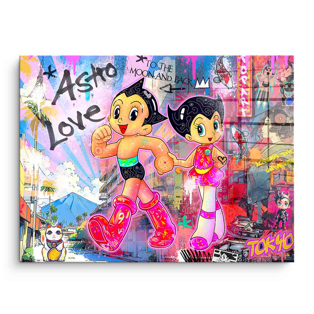 Astroboy Pink - Acrylic glass