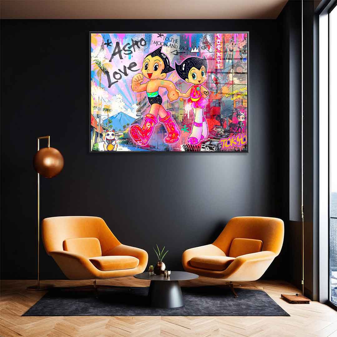 Astroboy Pink - Acrylic glass