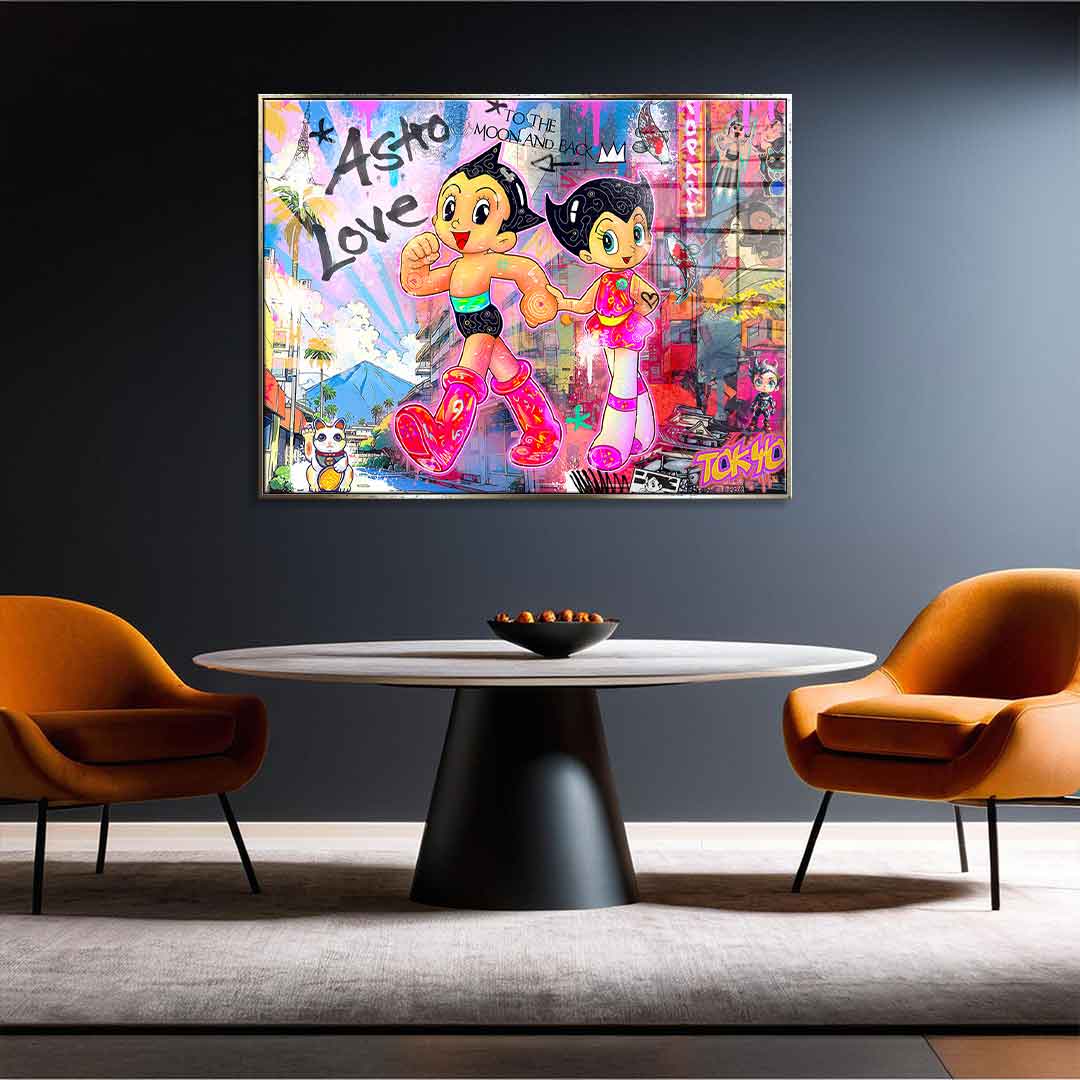 Astroboy Pink - Acrylic glass