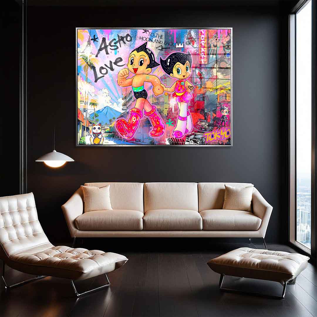 Astroboy Pink - Acrylic glass