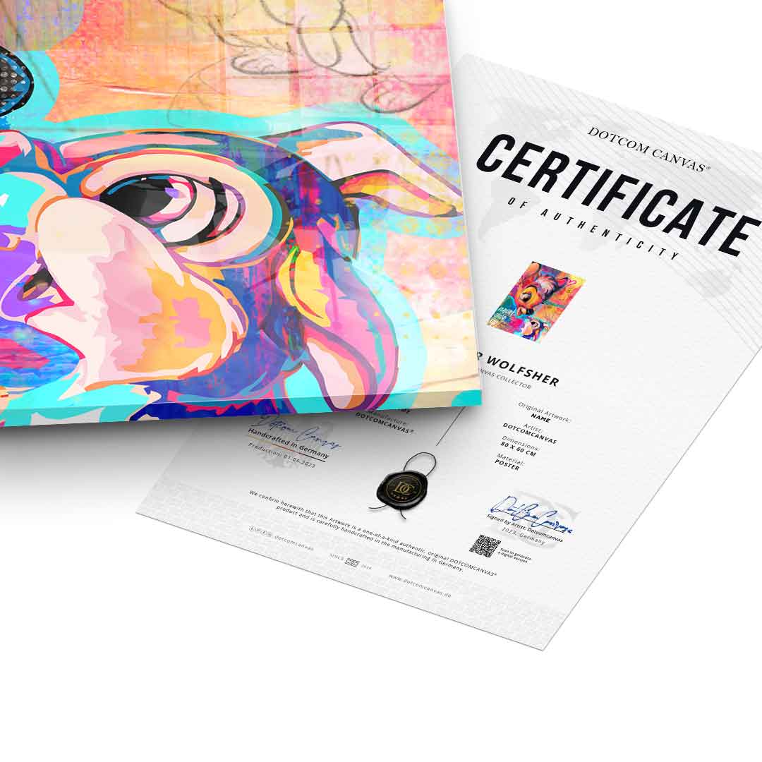 Never give up - Acrylic glass