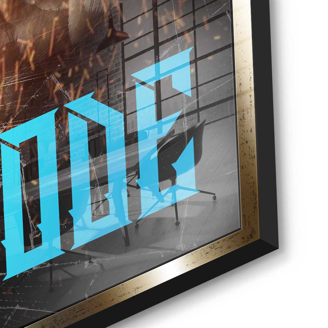 Beast Mode Eagle - Acrylic glass