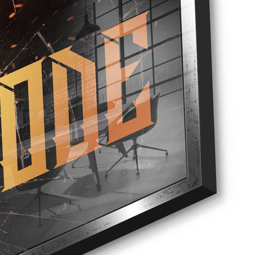 Beast Mode Lion - Acrylglas